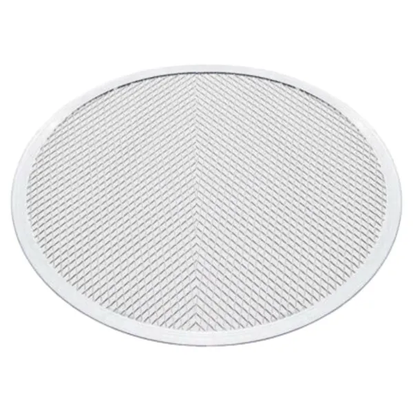 Plaque à Pizza Perforée Ø 350 mm en Aluminium, Grille de Cuisson Croustillante pour Four Professionnel