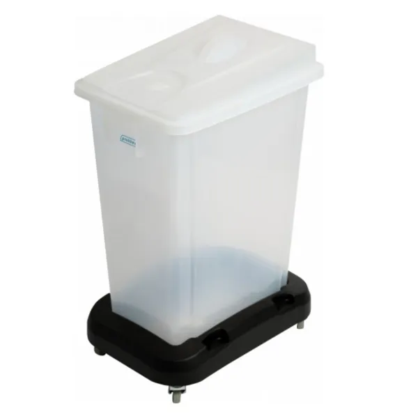 Bac à Ingrédients Transparent Sur Chariot - 60 L