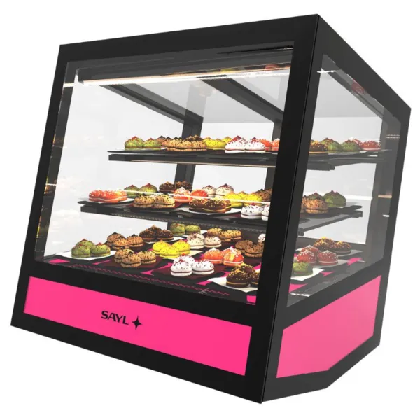 Vitrine Froide Réfrigérée à Poser - QBO - Ouverture Arrière - avec RGB