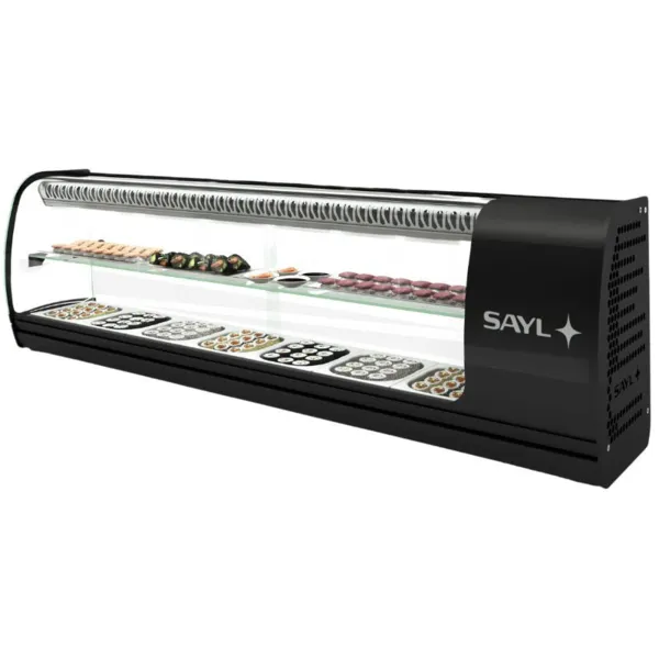 Vitrine à Sushi et Tapas - SLIM Double Froid - GN 1/6