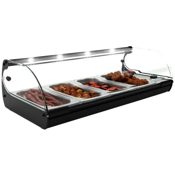 Vitrine Chaude à Poser Self Service - STANDARD Bain Marie - GN 1/3