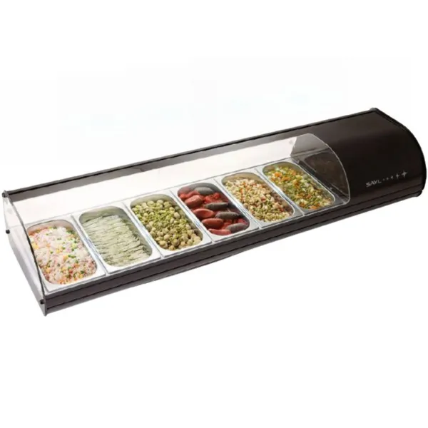 Vitrine Réfrigérée à Poser - STANDARD Tapas - L 1438 mm - GN 1/3