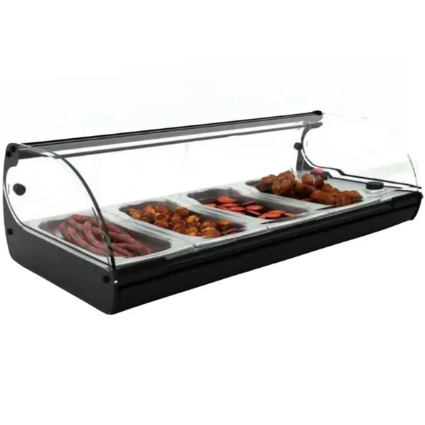 Vitrine Chaude à Poser Self Service - STANDARD Bain Marie - GN 1/3 - 700 W