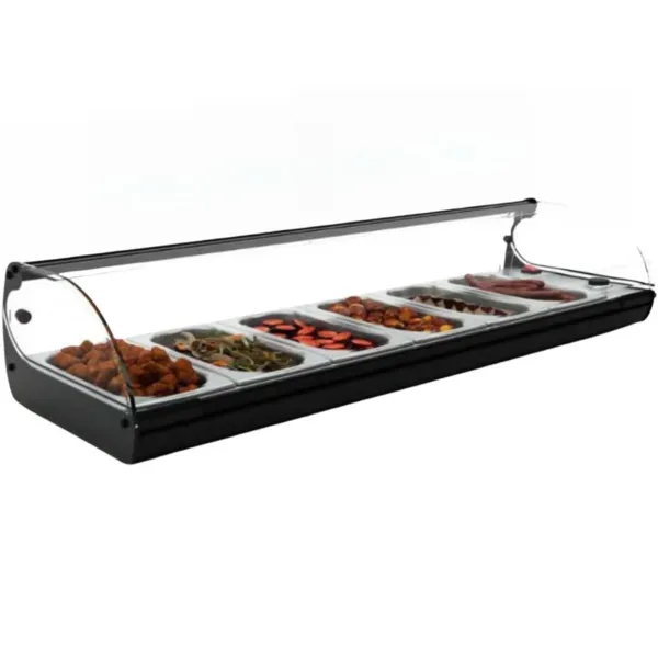 Vitrine Chaude à Poser Self Service - STANDARD Bain Marie - GN 1/3
