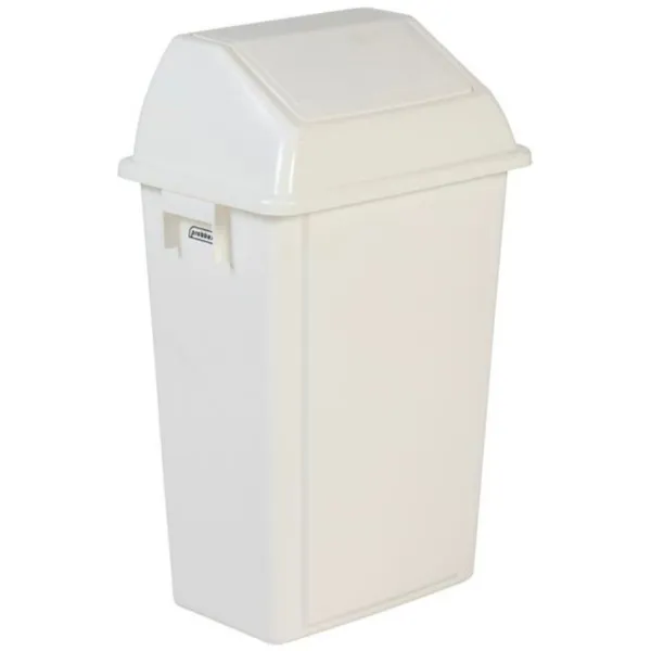 Collecteur de Déchets Mural Blanc - 60 L