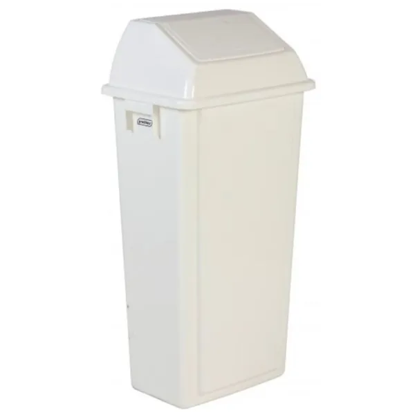 Collecteur de Déchets Mural Blanc - 60 L
