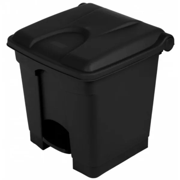 Poubelle à Pédale Antimicrobienne et Antibactérienne - 30 L