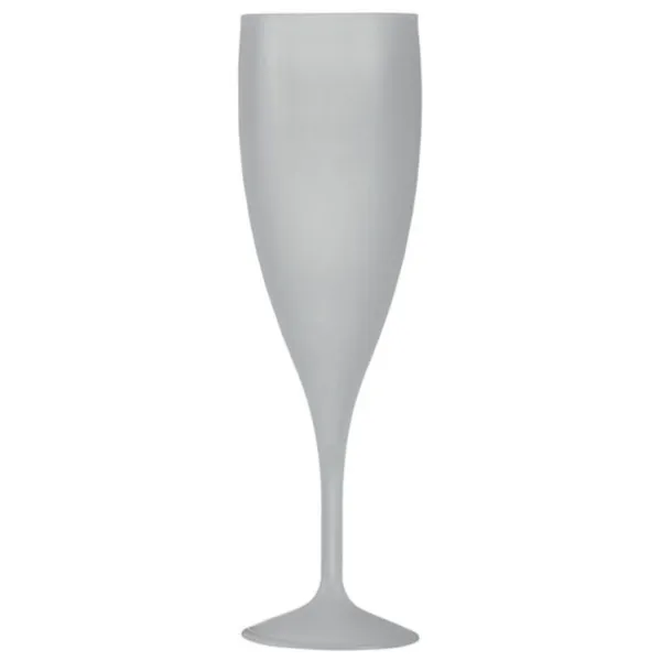 Flûte à Champagne Réutilisable en PP Givré 130 ml - Lot de 100