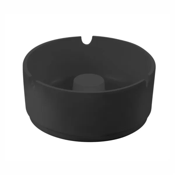 Cendrier Noir Ronde