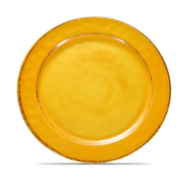 ASSIETTE PRESENT. 22 CM JAUNE