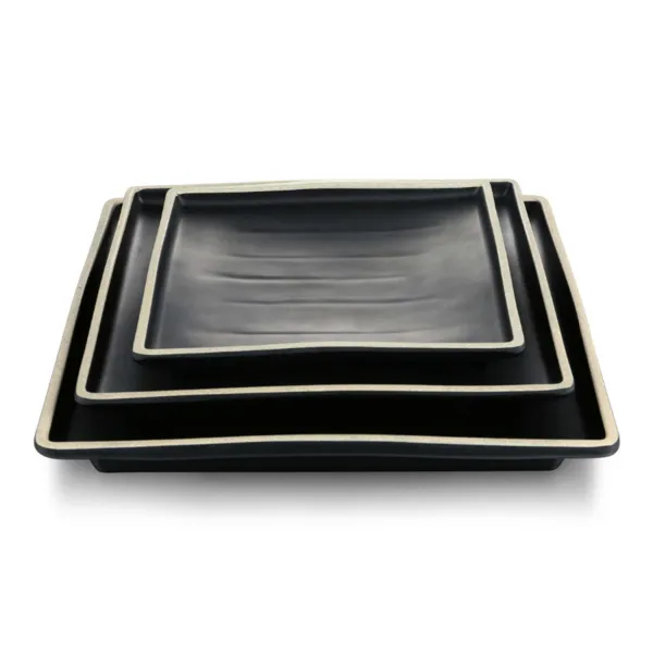 PLATEAU CARRÉ TERRACOTA 24,5CM