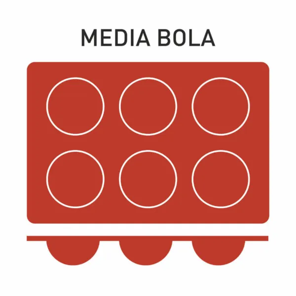 PUJADAS -MEDIA BOLA
