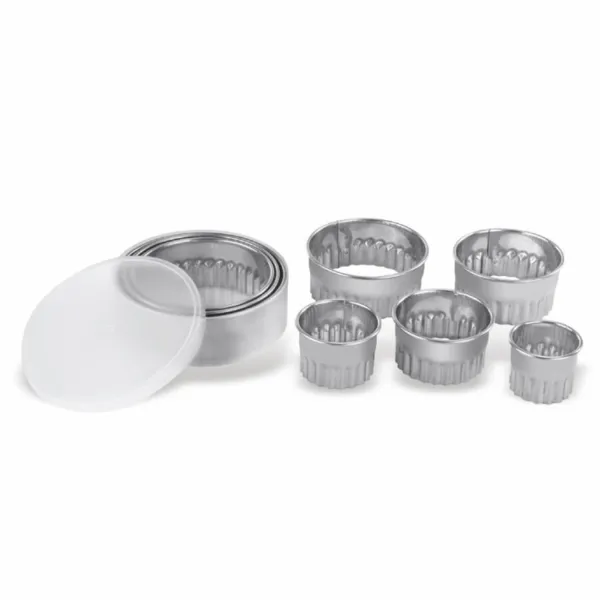 Boîte de 8 Découpoirs Ronds Cannelés