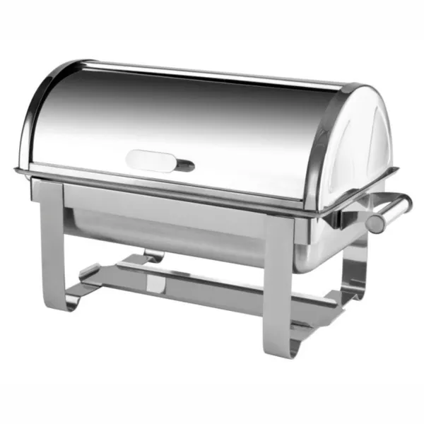 CHAFING DISH A/COUV. ROLL TOP