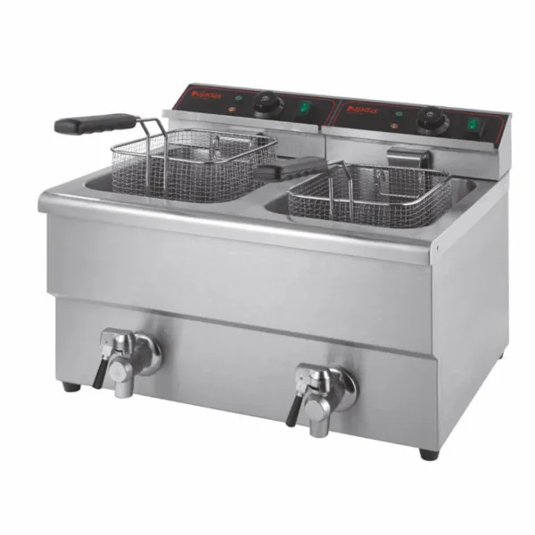 FRITEUSE 8+8 LTS-ROBINET VIND.