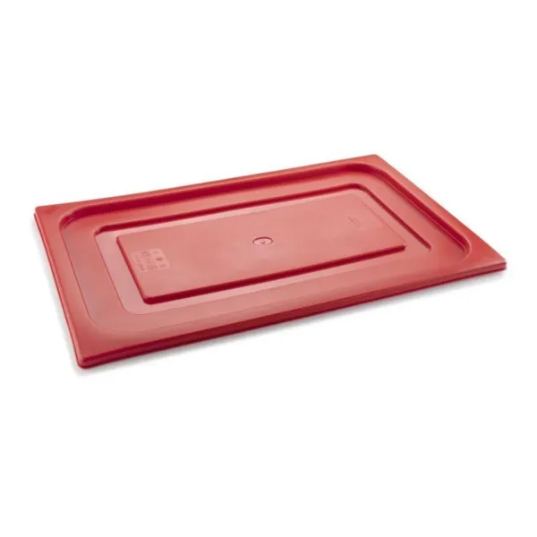 COUVERCLE POLINORM GN 1/9 ROUGE