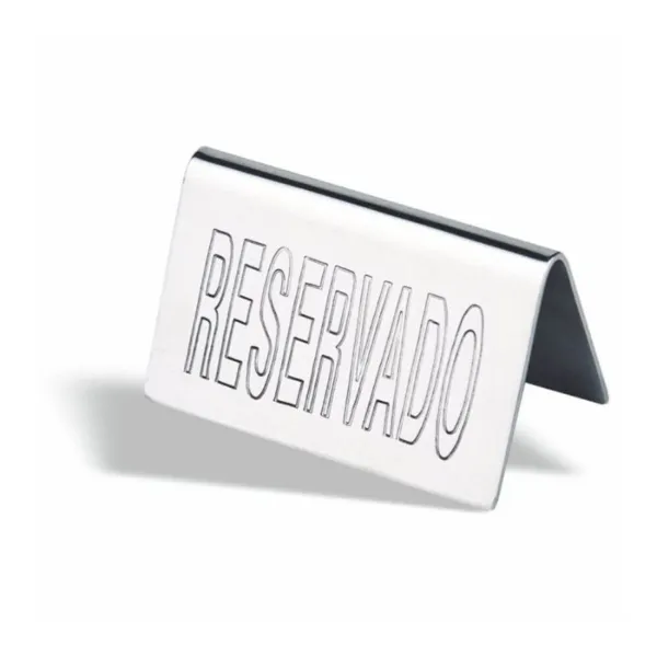 PLAQUE RESERVADO