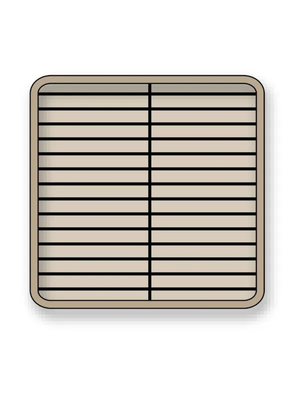 CASIER ASSIETTE Ø 200-220 MM FERMÉ