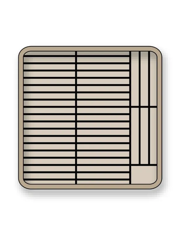 CASIER ASSIETTE Ø 150-180 MM FERMÉ