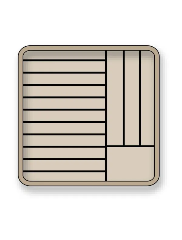 CASIER ASSIETTE Ø 270-310 MM FERMÉ