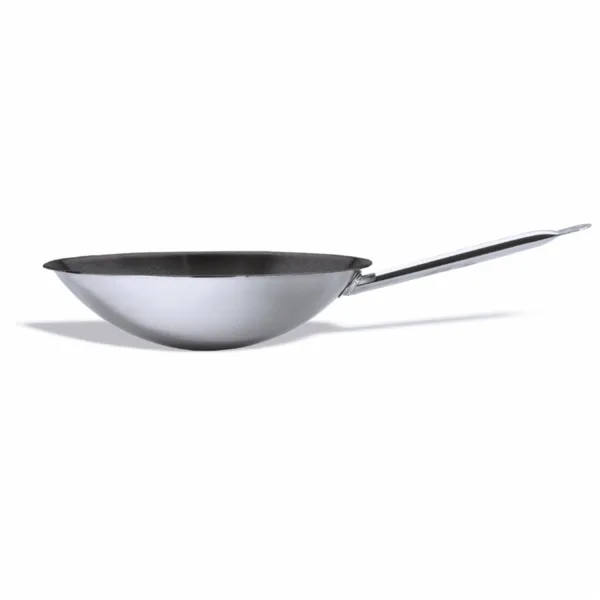 WOK MULTIMETAL À FOND PLAT 360 MM