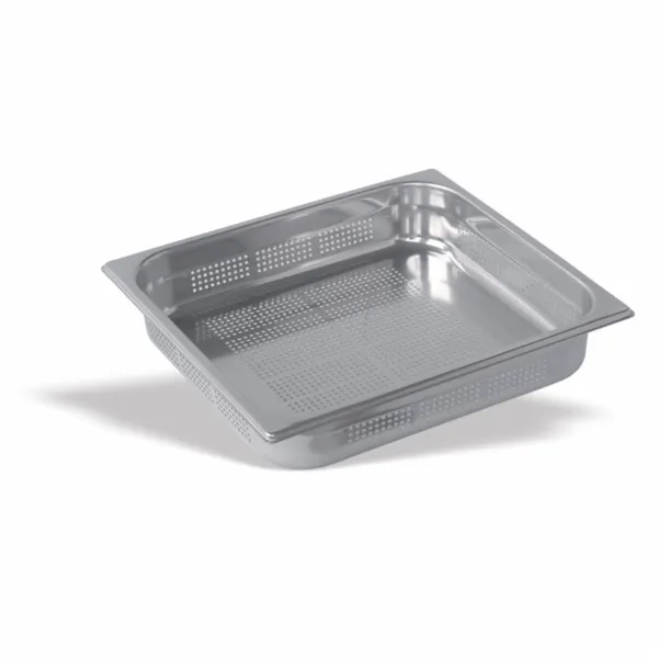 BAC GN INOX PERFORE 2/3 100 MM