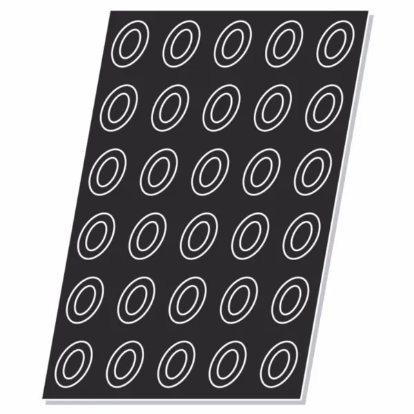 Moule Savarins Ovales Flexipan - 24 Ovales - 70 ml