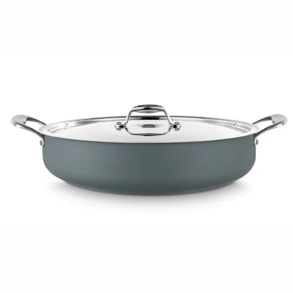 POÊLE À PAELLA AVEC COUVERCLE COOL 320 MM GRIS