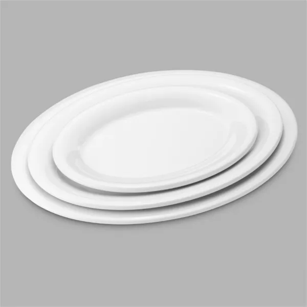 PUJADAS -ASSIETTE OVAL MELAM 342X268X27