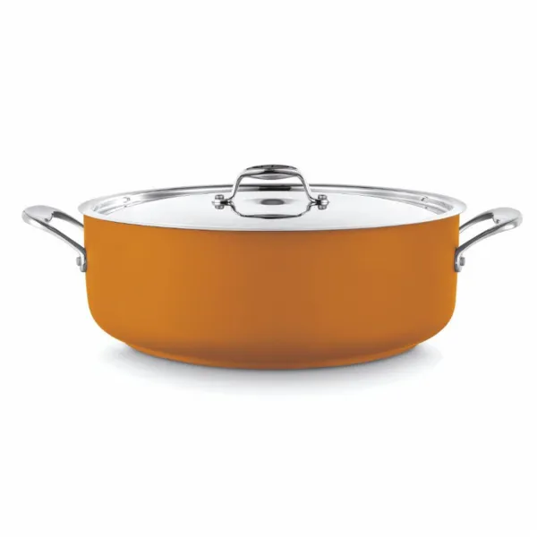 FAITOUT AVEC COUVERCLE COOL 240 MM JAUNE