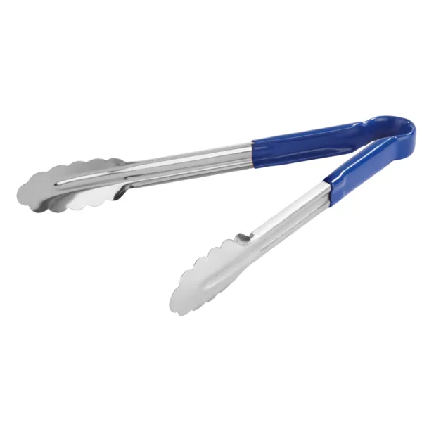 PINCE BUFFET MANCHE BLEU 24 CM