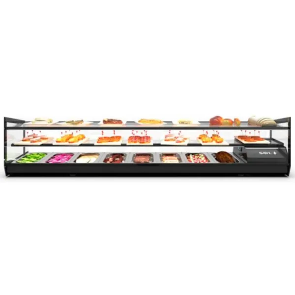 Vitrine Réfrigérée à Poser - KUBE L 1680 mm - GN 1/3