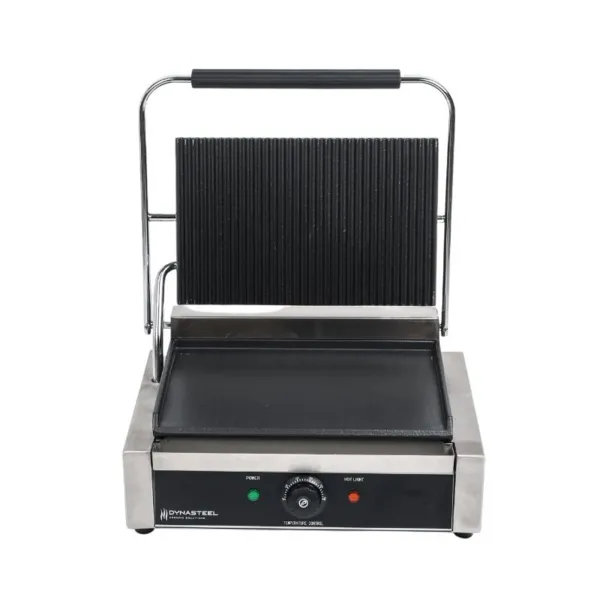 Grill Panini Pro 2200 W Plaques 340 x 220 mm Rainurée/Lisse 50-300 °C Thermostat Inox