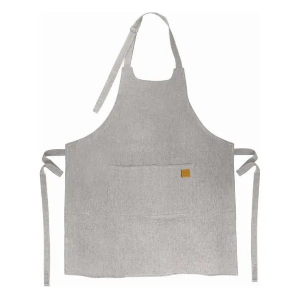 Tablier de Cuisine Mixte - Gris Marbré - 68 x 83 cm