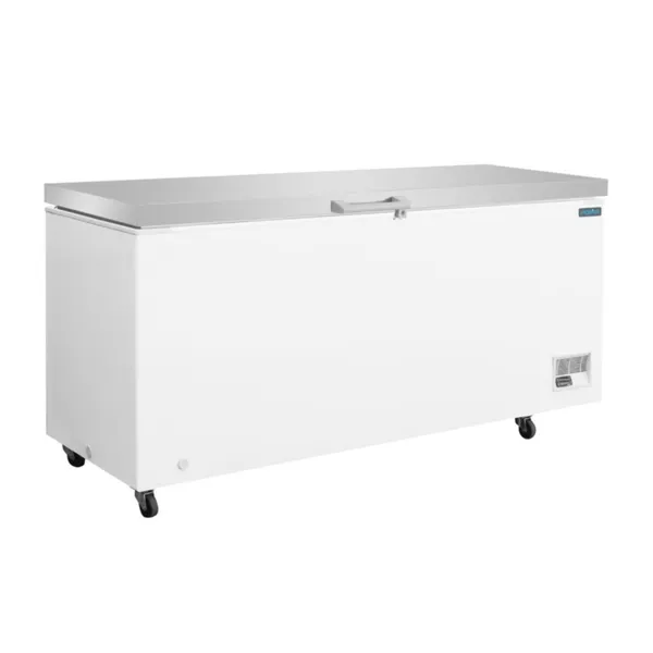 Congélateur Coffre avec Couvercle Inox - 581 L