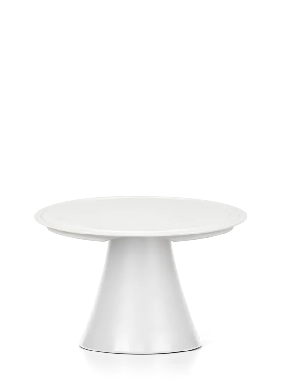 Support à Gateau Mélaminé Blanc - H 18 cm