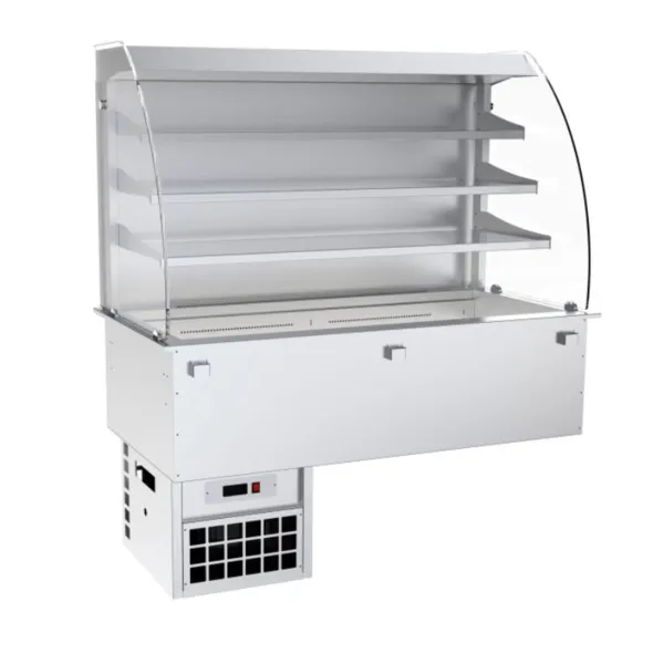 Vitrine Réfrigérée Murale Cuve Réfrigérée Ventilée 4 GN 1/1 - L 1460 x P 730 mm