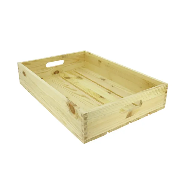 Cagette Pin Naturel - 540 x 360 x 100 mm