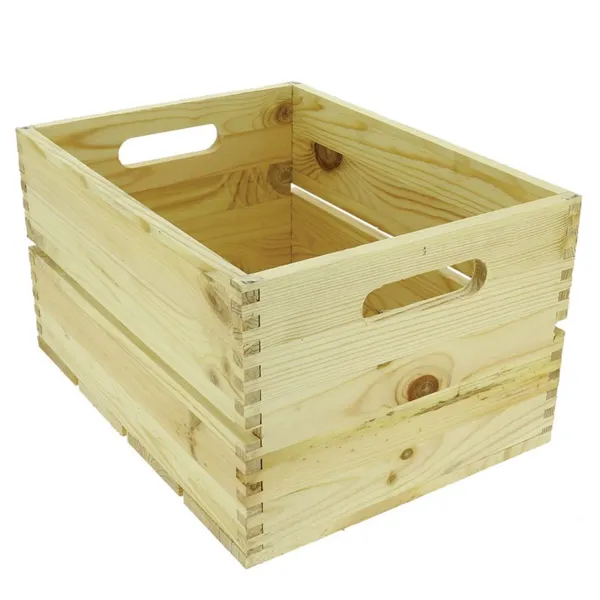 Cagette Pin Naturel - 360 x 270 x 200 mm