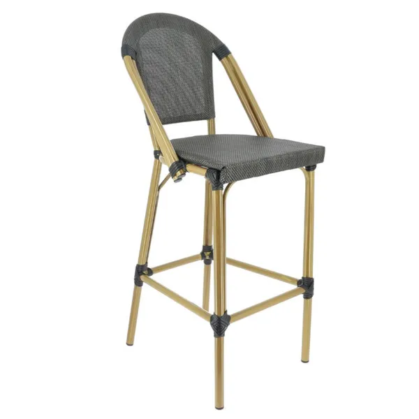 Chaise Haute Biarritz Bronze - H 1170 mm